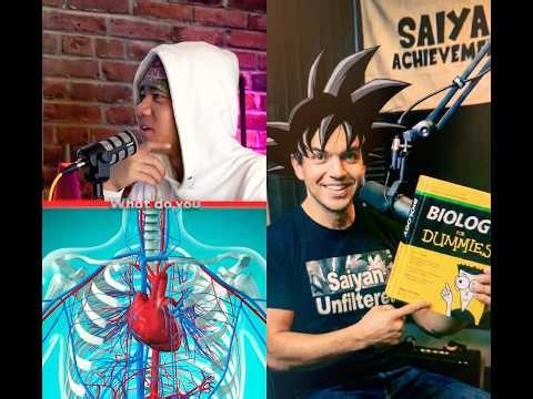 IS BLOOD RED OR BLUE? 🩸 🧢#dbz #ai#goku #podcast