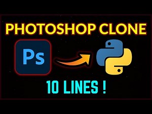 Photoshop CLONE using Python - Photo MANIPULATION & EDITING using Python. EDIT Images with Python!