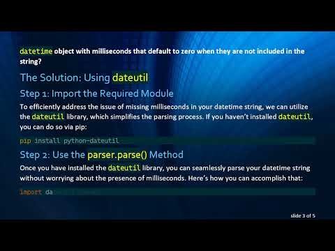 How to Handle Missing Milliseconds in Python datetime Parsing