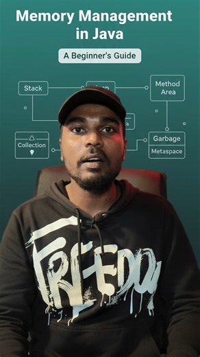 Stack, Heap, and Method Area explained in 60 seconds 🚀🔖 #java #jvm #stack #memory #heap #tamil
