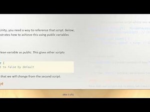 How to Access a Variable from Another Script in Unity
