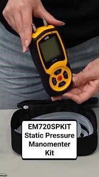UEi EM720SPKIT Manometer Unboxing - Complete Static Pressure Testing Kit for HVAC