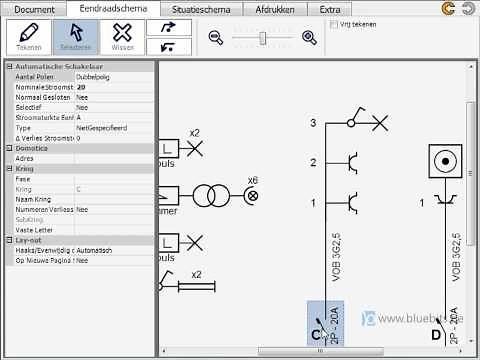 Trikker - Teken snel een eendraadschema en situatieschema