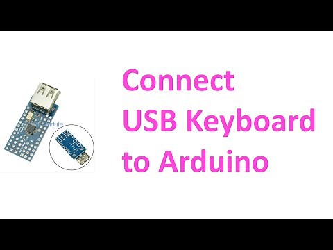 Connect keyboard to arduino using Mini USB Host Shield