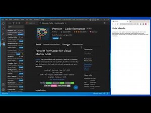 como dar FORMATO a HTML en VISUAL studio CODE 🍏
