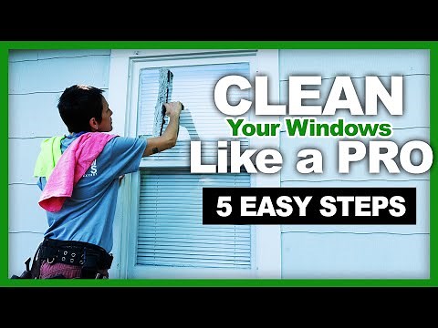 How To Clean Windows Like a PRO | 5 TIPS
