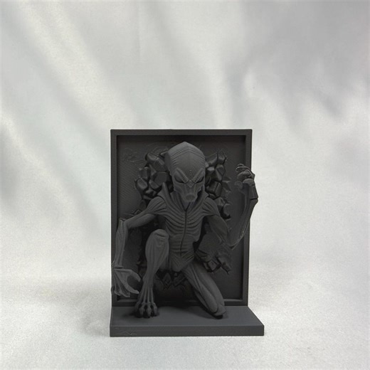 3D Alien Wall Burst Sculpture Sci Fi Horror Decor Extraterrestrial Breakout Relief Modern Movie Fan Art Gift Home Theater Accent - Etsy