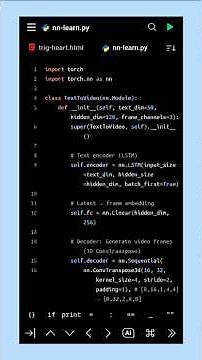 Text to Video with PyTorch | Simple Encoder-Decoder Model Explained with Shapes