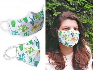 3D Face Mask DIY - How To Make A Simple 3D Mask At Home ⋆ Hello Sewing