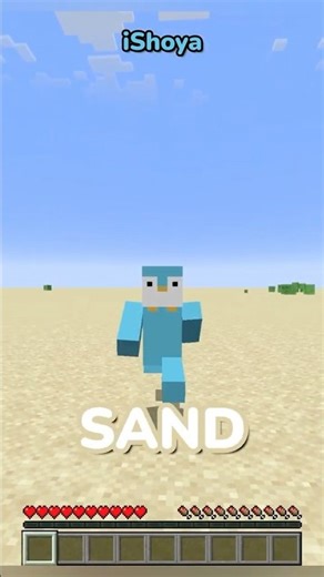 Minecraft, But The World Is Sand