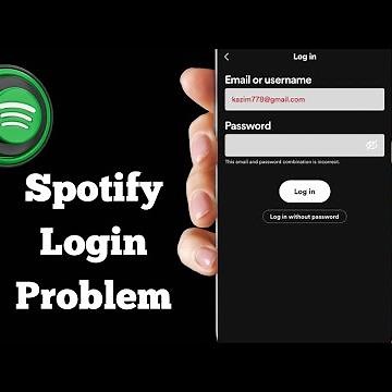 Fix Spotify Login Problem / This Email And Password Combination is Incorrect | iOS