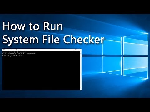 How to Run System File Checker tool