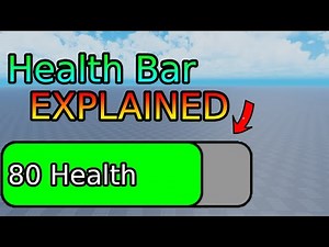 How To Make a Custom Health Bar EXPLAINED | Roblox Studio