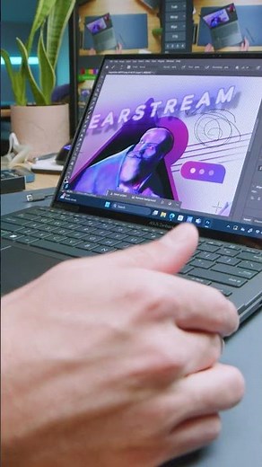 Using the pen on the Asus Zenbook DUO