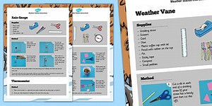 Weather Station Craft Instructions