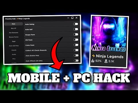 [MOBILE & PC] NEW Ninja Legends HACK! Auto Farm, All Weapons, Chi Collect and MORE!
