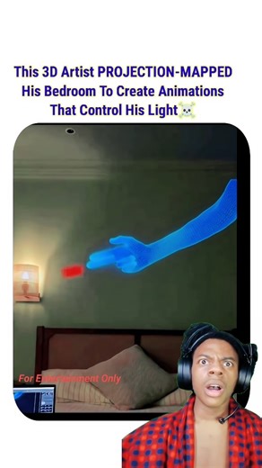 This 3D Artist Turned His Bedroom Into a Living Animation!☠️ confess your love funk #shorts #song