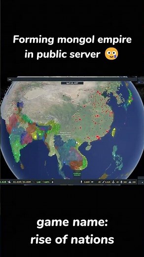 Mongol empire rise of nations 🥲