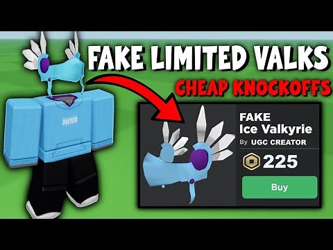 Fake Valkyrie Helms on Roblox UGC! | Clones and Copies