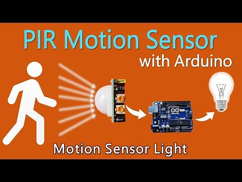 How to use PIR Motion Sensor with Arduino | Motion sensor light