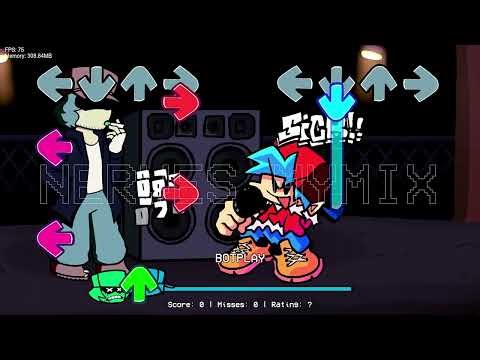 FNF EnKARE - Nerves Remix | Friday Night Funkin' Garcello