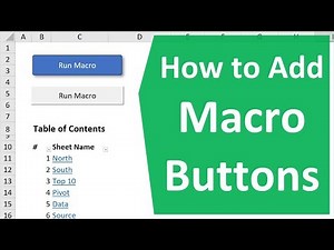 How to Create a Custom Macro Button in Excel