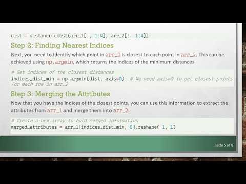 How to Compare and Merge Numpy Arrays of Coordinates Efficiently