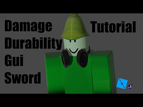 Sword With Durability, Animation, Gui And Damage | Roblox Studio Tutorial