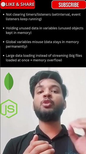 Memory Leak in Node.js Explained in 30 Seconds | Avoid This Mistake 🔥