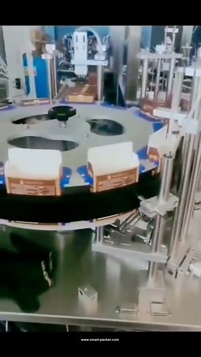 自動箱の垂直形の下の折りたたみシーリング機械回転漫画機械