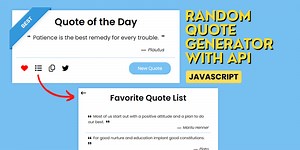 Building a Random Quote Generator with API Using HTML, CSS, and JavaScript