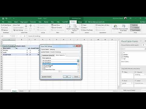 Data analysis using Microsoft Excel