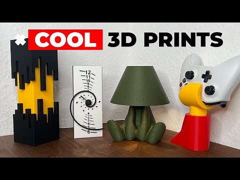 11 Cool DIY Projects to 3D Print at Home!