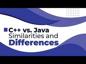C++ vs. Java | Similarities and Differences.