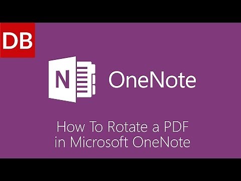OneNote For Mac | How to Rotate a PDF 1 Minute Tutorial