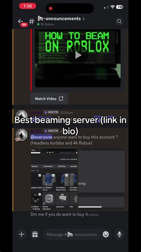 #roblox #acount #beam #beaming #cookie