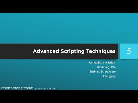 PowerShell Master Class - Advanced Scripting Techniques