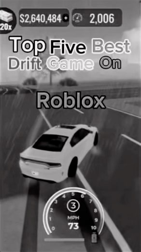 Top 5 best drift games #roblox