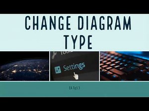 Enterprise Architect Tip 3.3 - Change Diagram Type