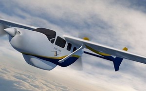 Le premier vol d'un avion hybride en images