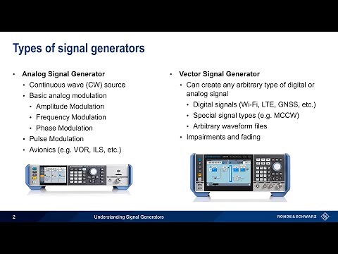 Understanding Signal Generators