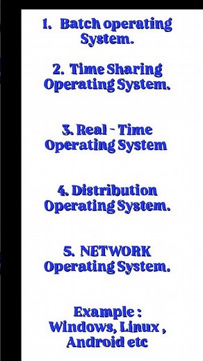 Types of Operating System | Tech Shorts | CodingJhia