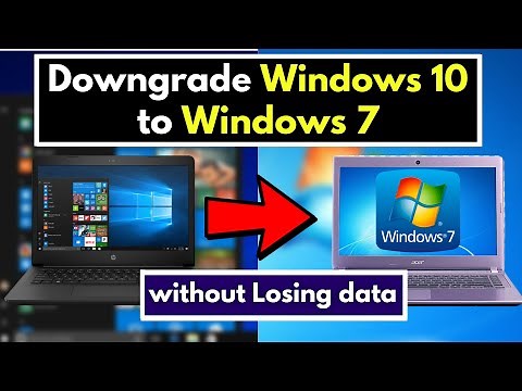 How to Downgrade Windows 10 to Windows 7 without Losing Data & Software