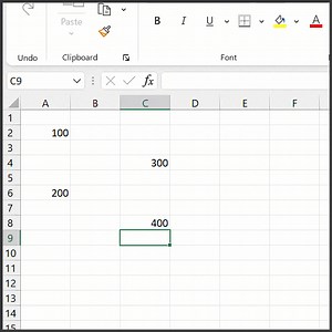 How to Sum Random Cells in Excel