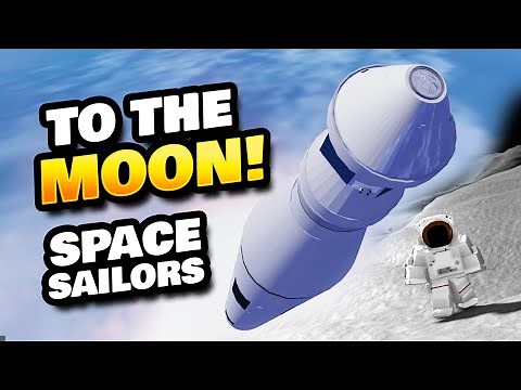 I Went to the Moon in Space Sailors Roblox!