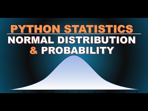 Python Statistics - Normal Distribution and Probability Functions