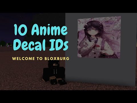 Anime Decal IDs for ROBLOX Bloxburg