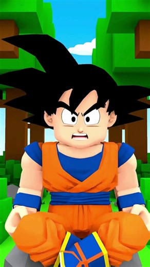 Goku’s Hilarious Power-Up FAIL! 😂🔥 | Roblox Animation Shorts