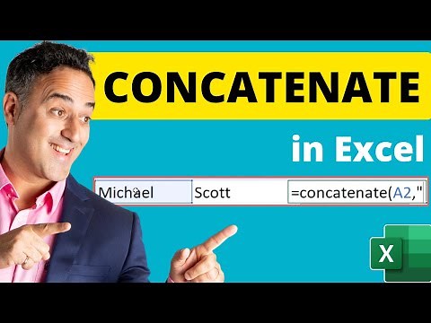 How to Concatenate in Microsoft Excel