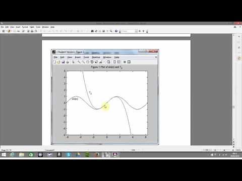 Taylor Series in Matlab
